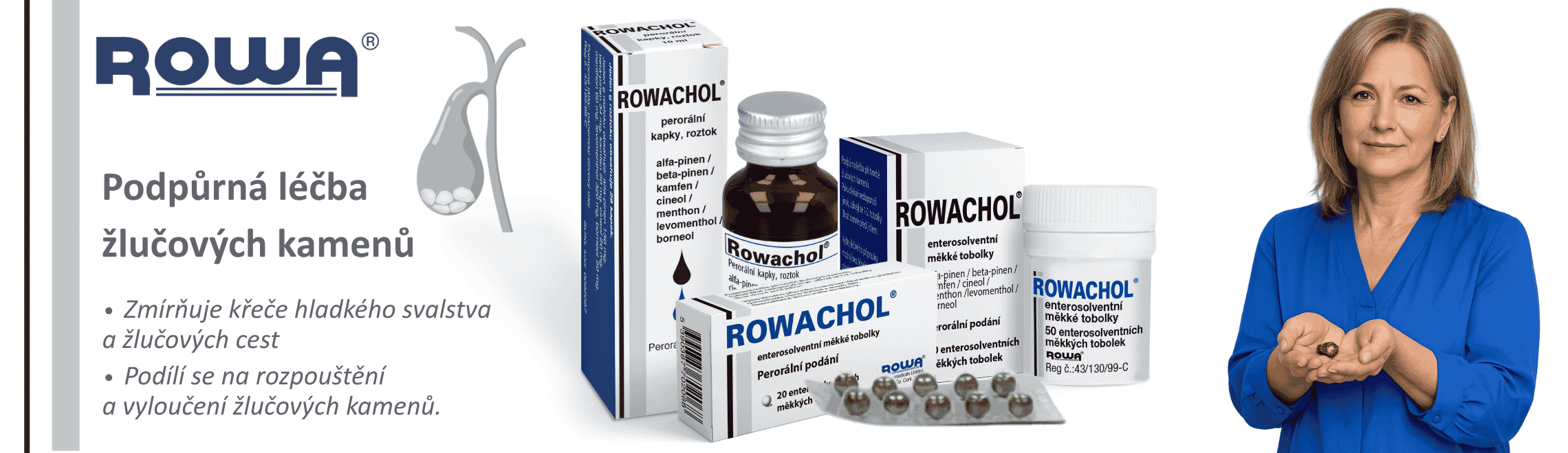 Rowachol – podpůrná léčba žlučových kamenů